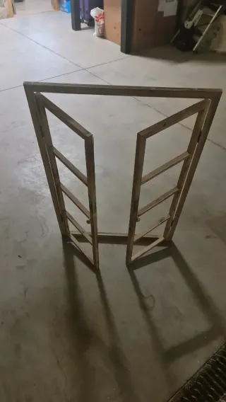 Ventana madera decoración rústica