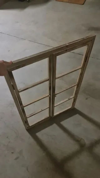 Ventana madera decoración rústica