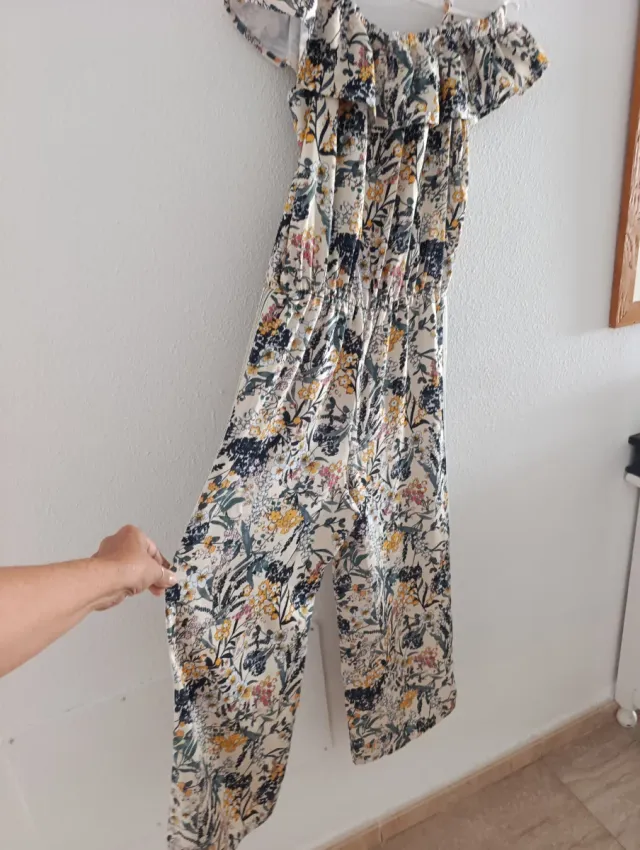 Abito lungo con stampa floreale