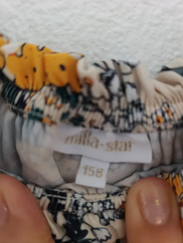 Abito lungo con stampa floreale