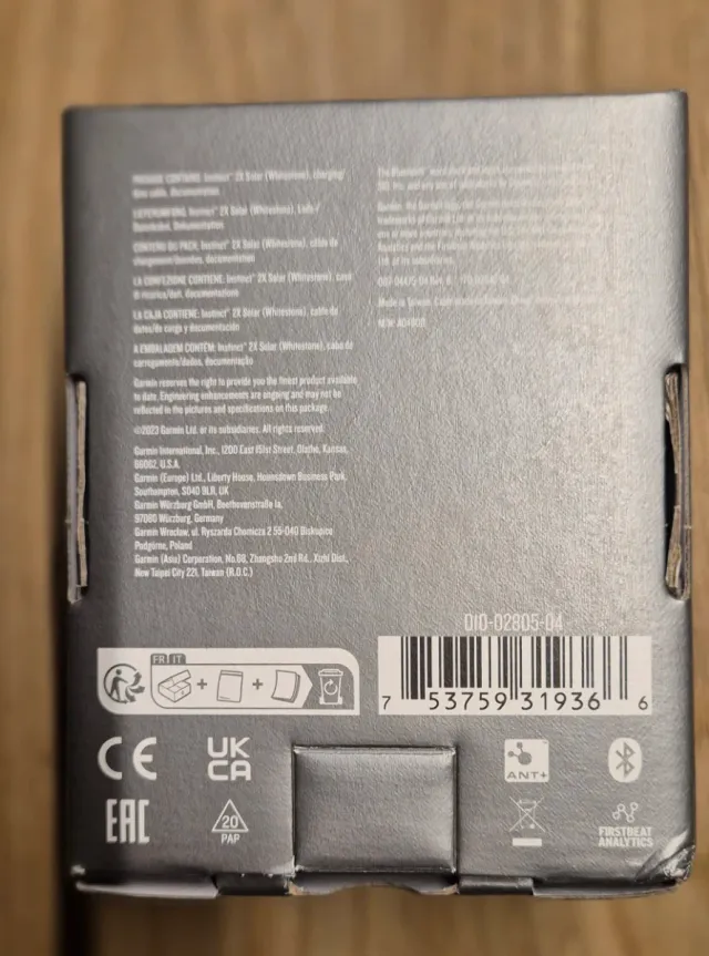 Garmin Instinct 2X Solar - Garantía 2027