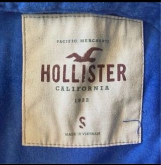 Jersey azul con capucha Hollister T S