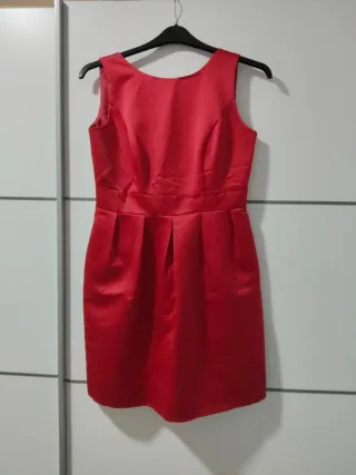 Vestido de fiesta rojo talla M