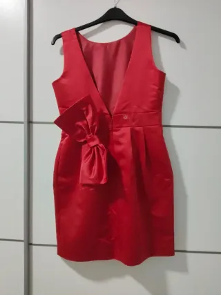 Vestido de fiesta rojo talla M