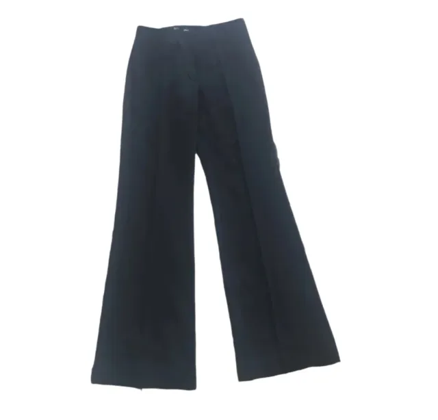 Pantalón Mango Wideleg Lana Nero