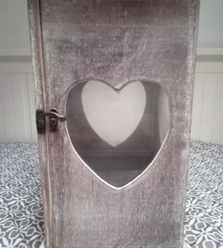 Farol-Linterna de Madera decorativo de 48cm