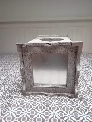 Farol-Linterna de Madera decorativo de 48cm