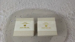 Conjunto 2 pares pendientes Chapado Oro