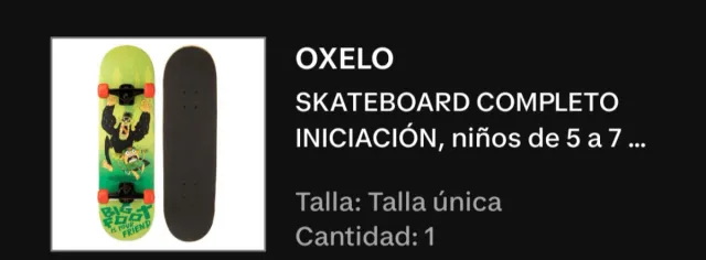 Skate OXELO COMPLETO Infantil