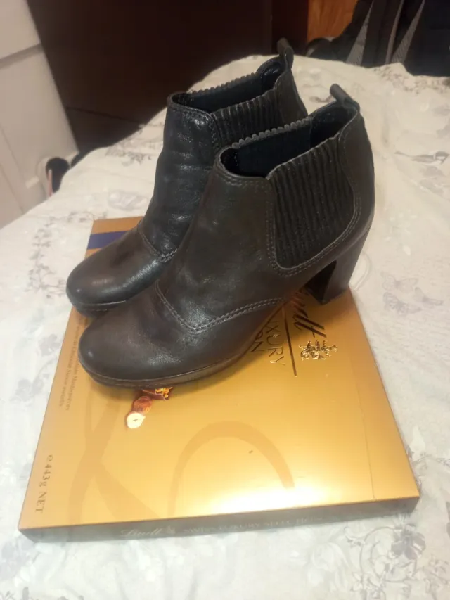 Botines de tacón para mujer