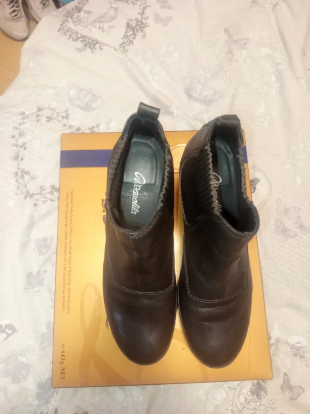 Botines de tacón para mujer