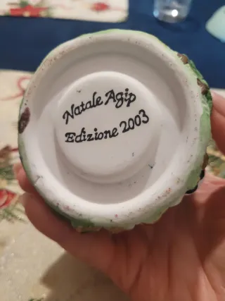 Portacandele natalizi in ceramica