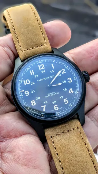 Reloj Hamilton Khaki Automatic Negro