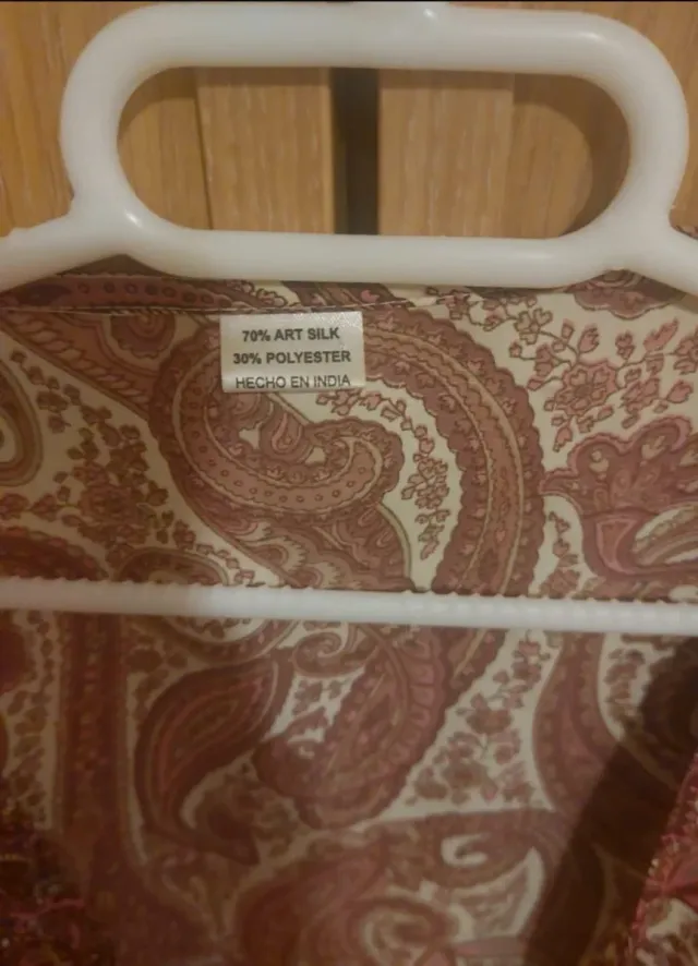 Kimono de seda estampado