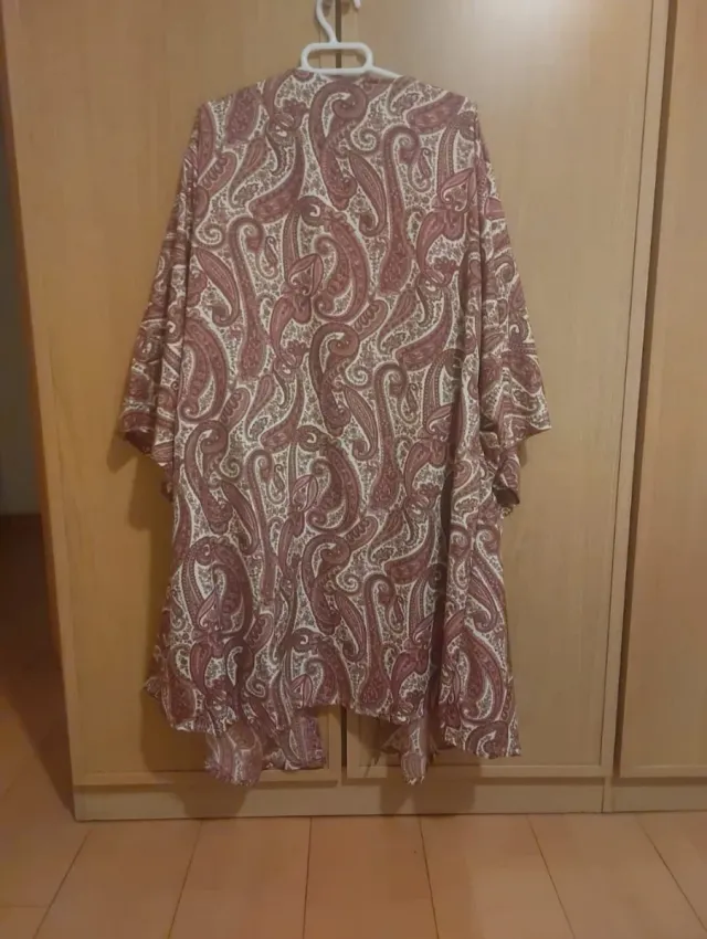 Kimono de seda estampado