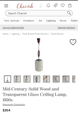 Lampadari vintage anni '50/'60