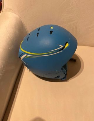 Casco de esquí infantil azul