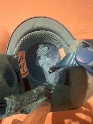 Casco de esquí infantil azul