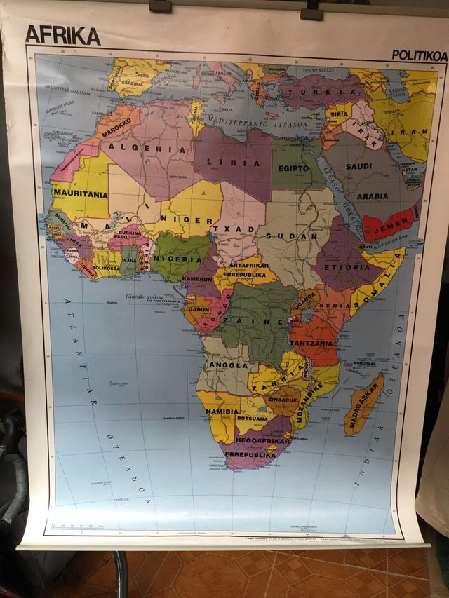 Mapa Político España Grande Escolar Vicens Vives