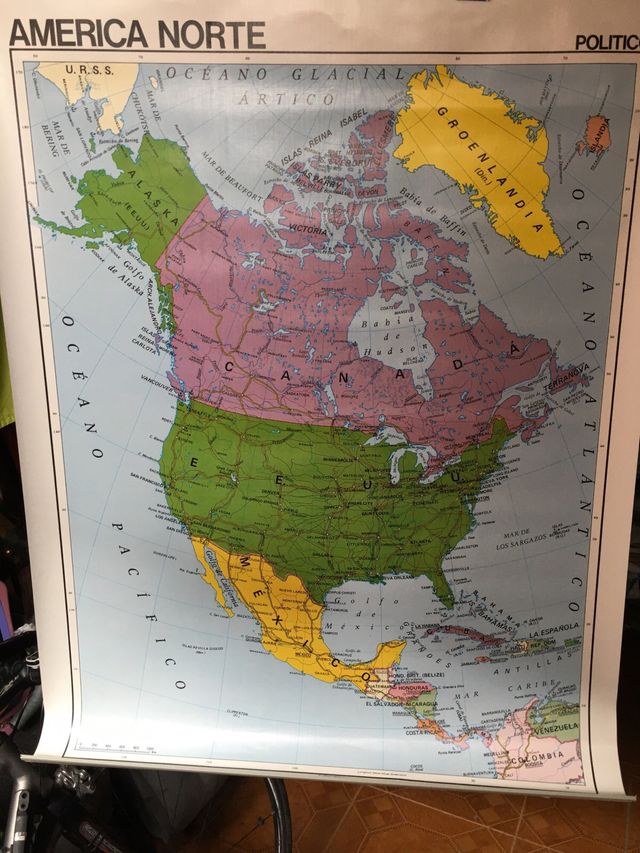 Mapa Político España Grande Escolar Vicens Vives