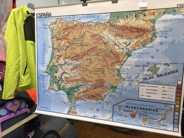 Mapa Político España Grande Escolar Vicens Vives