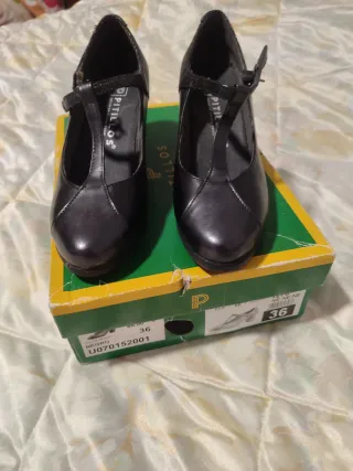 Zapatos Pitillos Negros Talla 36
