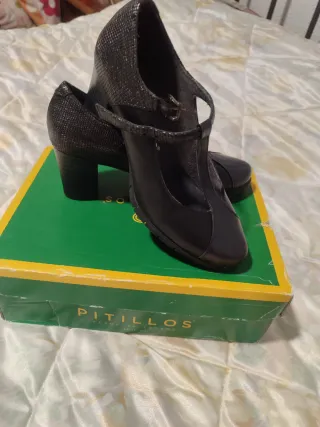 Zapatos Pitillos Negros Talla 36