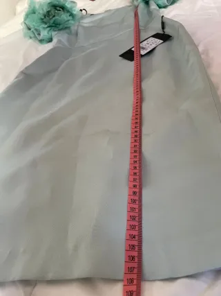 Vestido Matilde Cano verde talla 40 nuevo