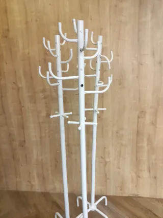 Perchero colgador blanco