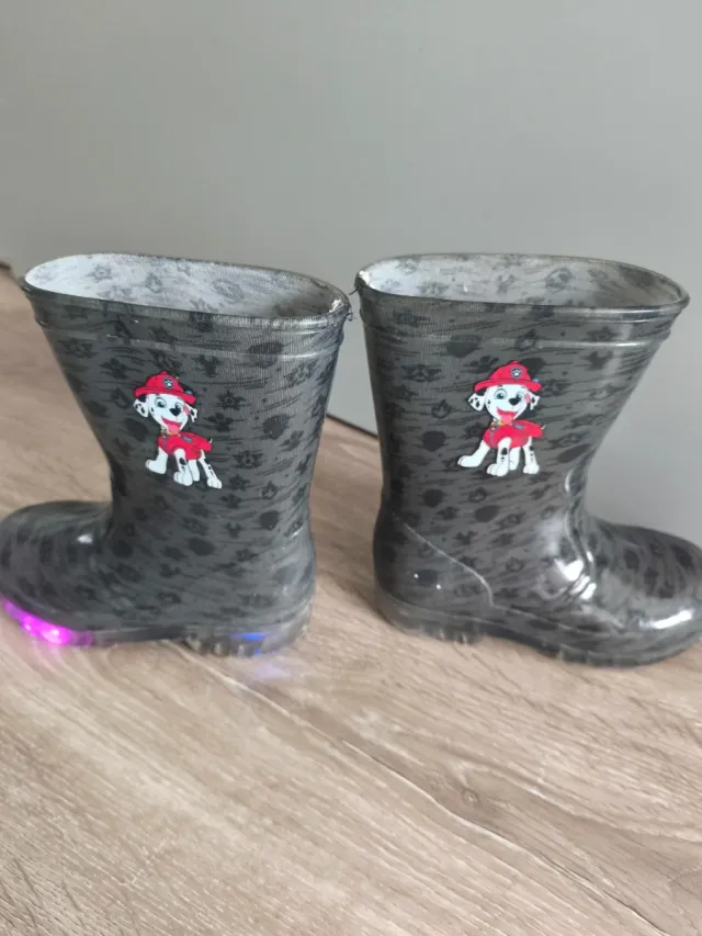 Botas de agua niño Paw Patrol con luces