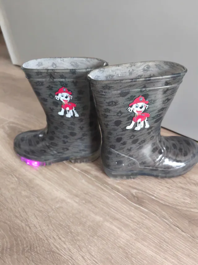 Botas de agua niño Paw Patrol con luces