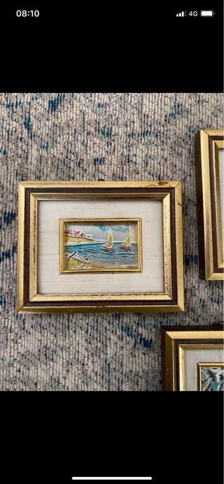 Set 3 quadri vintage