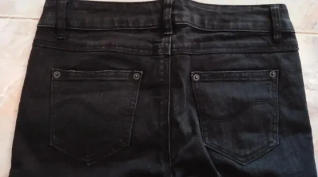 Vaqueros rectos azules mujer talla 38