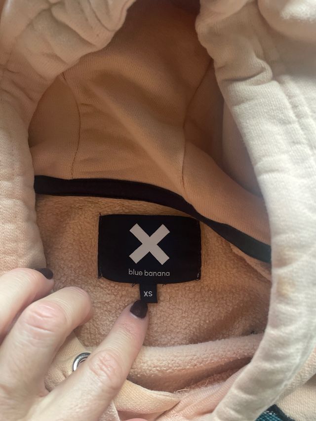 Sudadera Blue Banana Rosa palo_ claro