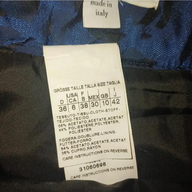 Marella Gonna Nera/Blu Floreale