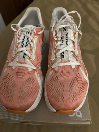 Zapatillas On Running Naranja/Rosa