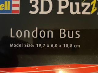 Puzzle 3D London Bus Revell 66 pezzi