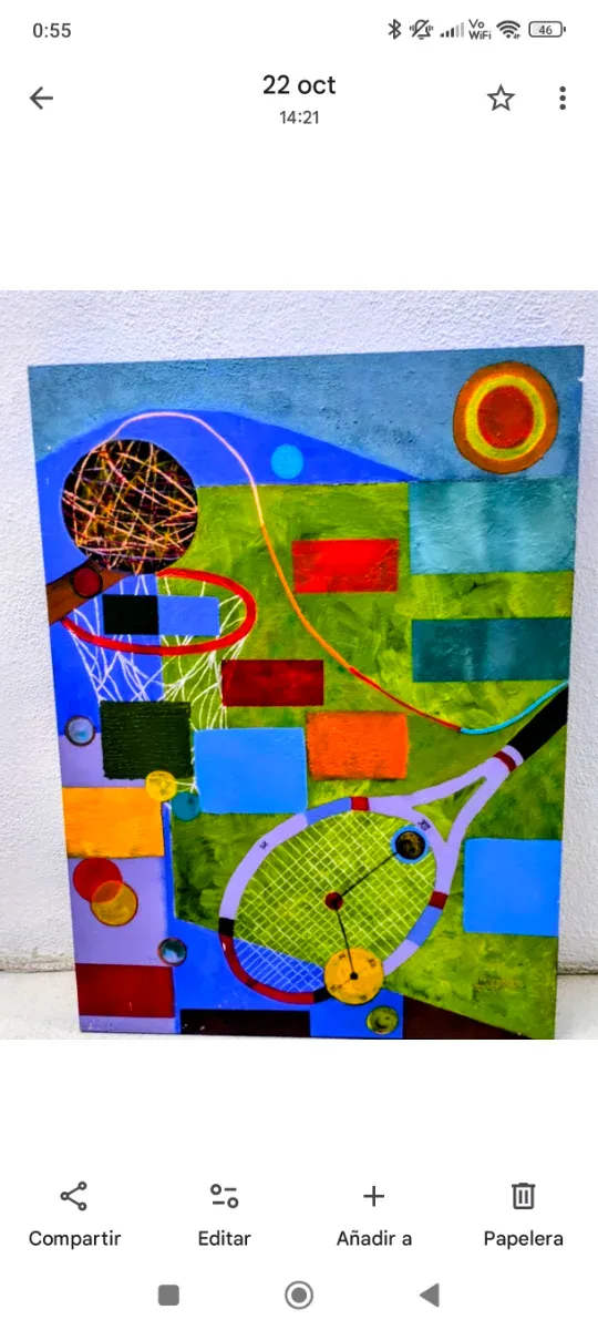 Quadro vari sport stile subrealista