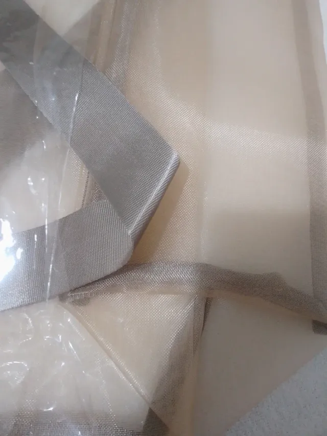 Bolso transparente Casmara beige