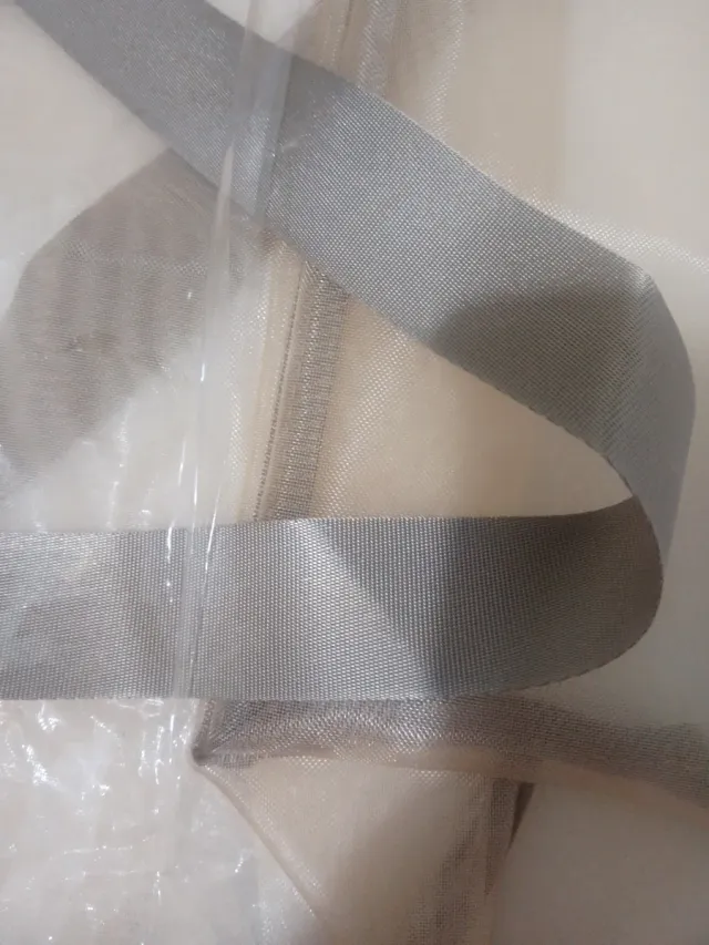 Bolso transparente Casmara beige