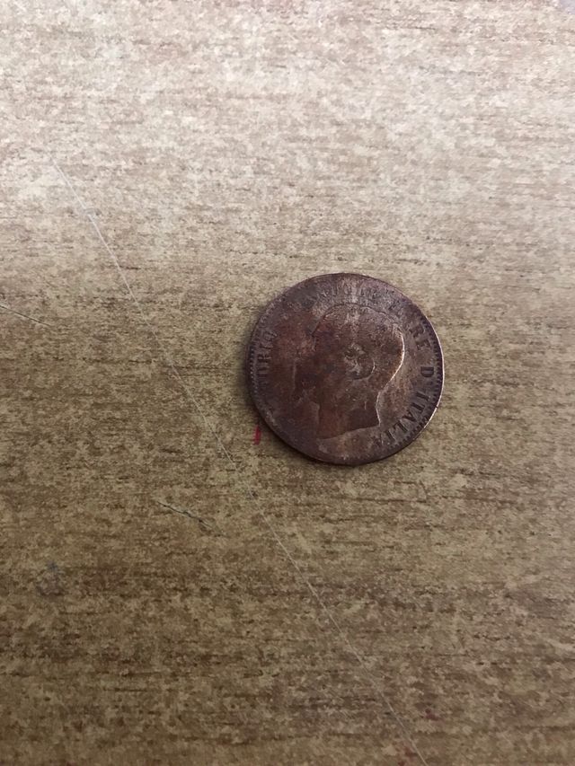 10 Centesimi 1865 Moneta Rara