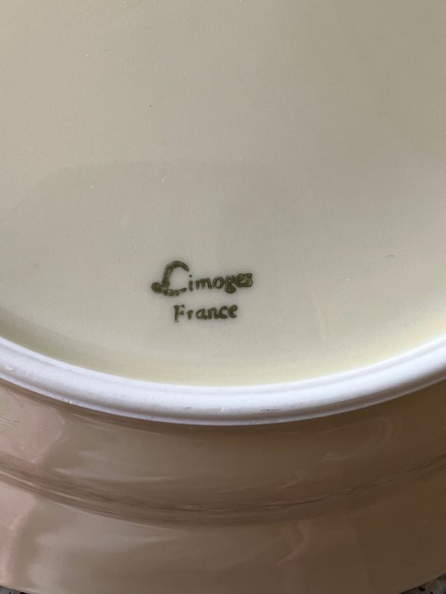 Set 7 piatti profondi Limoges France - Porcellana