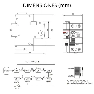 2Diferencial Autorrearmable 2P 40A 30mA
