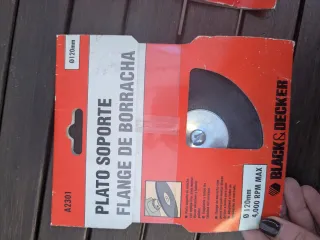 Discos de lija Black & Decker 125mm