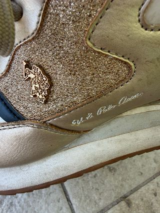 Scarpe donna oro glitter Tommy Hilfiger