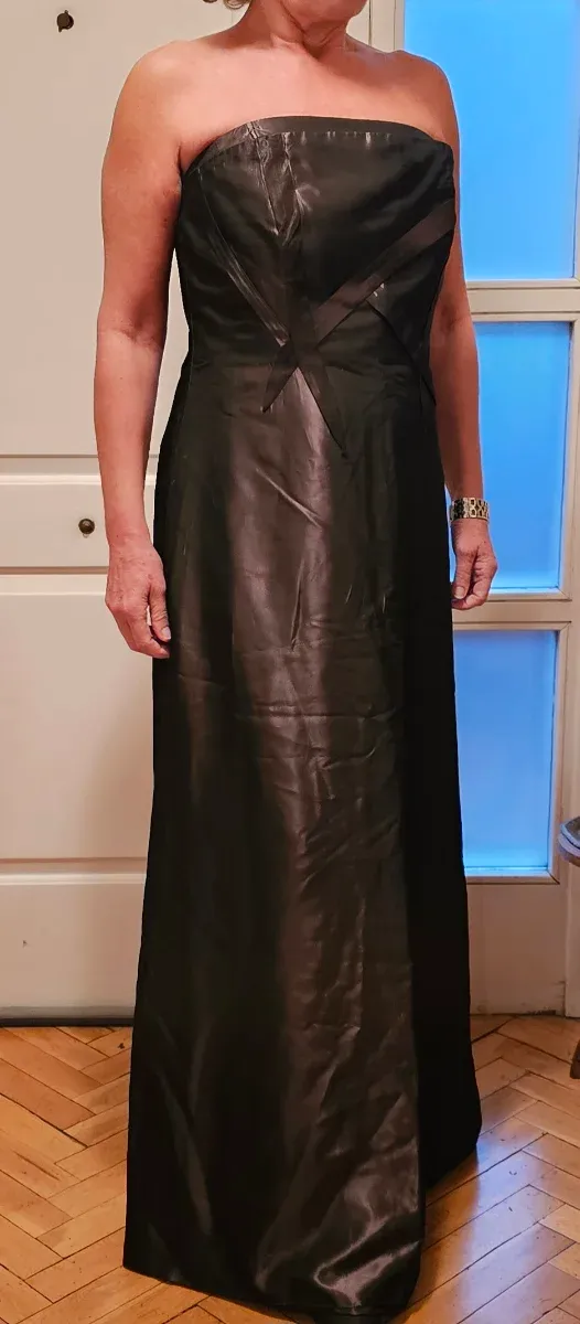 Vestido largo marrón Purificación García