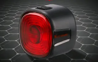 Luce posteriore LED ricaricabile per bici