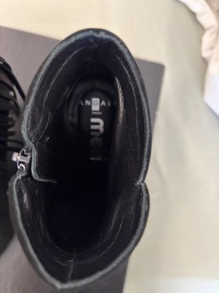 Botines Angari Negros con Flecos