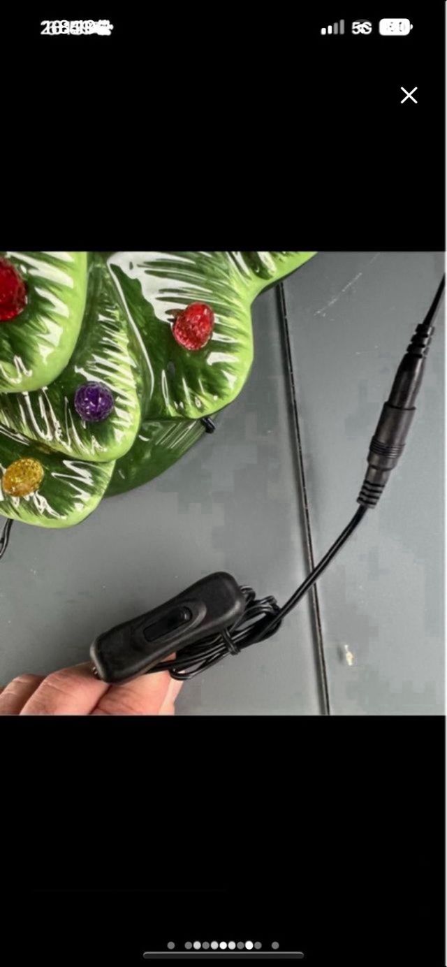 Árbol de Navidad Cerámica con Luces