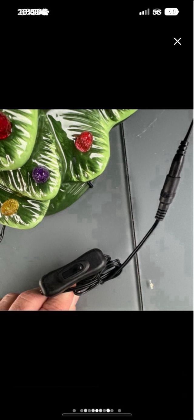 Árbol de Navidad Cerámica con Luces